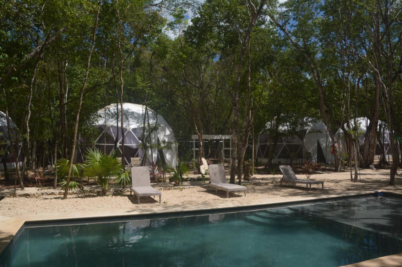 Glamping Mayan Glam Tulum Pueblo Buitenkant foto