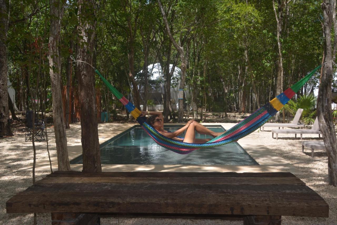 Glamping Mayan Glam Tulum Pueblo Buitenkant foto