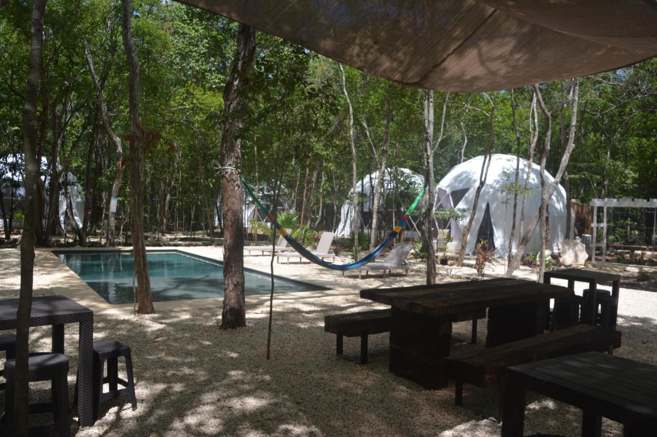 Glamping Mayan Glam Tulum Pueblo Buitenkant foto