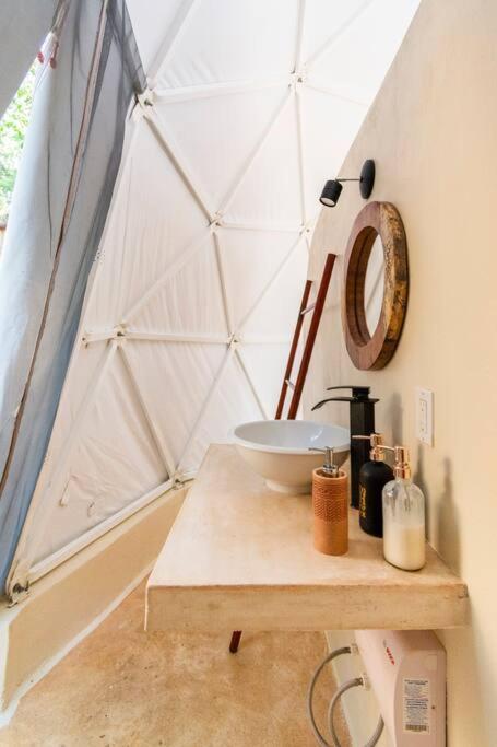 Glamping Mayan Glam Tulum Pueblo Buitenkant foto