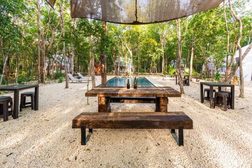 Glamping Mayan Glam Tulum Pueblo Buitenkant foto