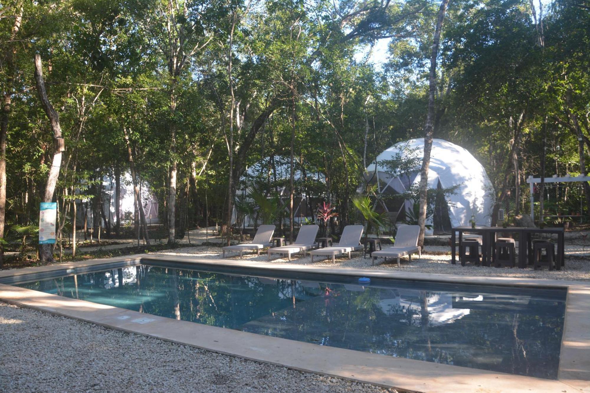 Glamping Mayan Glam Tulum Pueblo Buitenkant foto